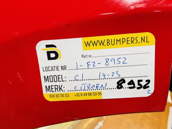 BUMPER Citroen C1  2014-2023 VOORBUMPER 1-F2-8952z