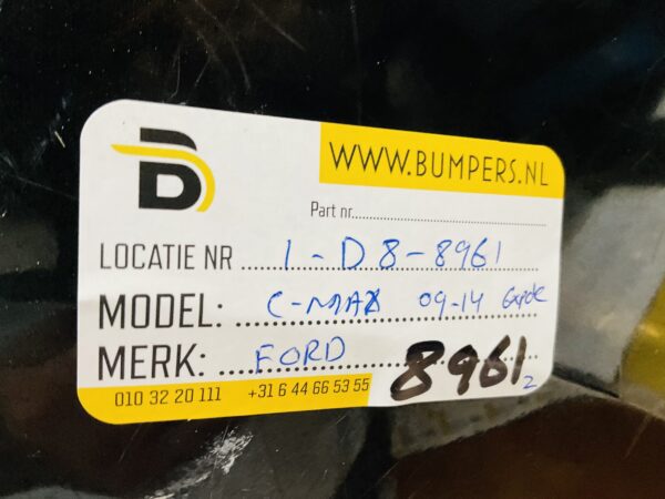 BUMPER Ford C-Max CMax 6xpdc 2009-2014 VOORBUMPER 1-D8-8961z