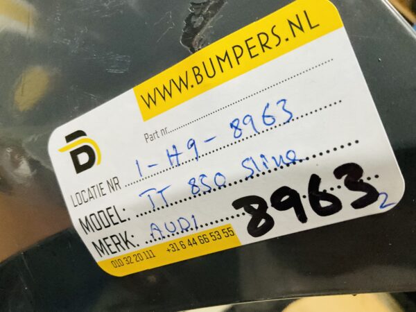 BUMPER Audi TT 850 Sline S-Line kls VOORBUMPER 1-H9-8963z