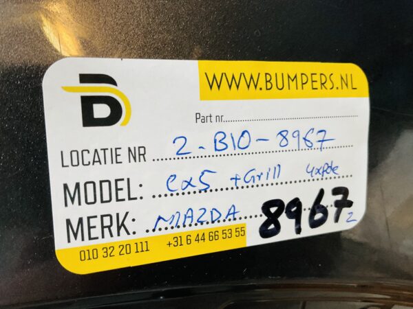 BUMPER Mazda CX5 4xpdc  VOORBUMPER 2-B10-8967z
