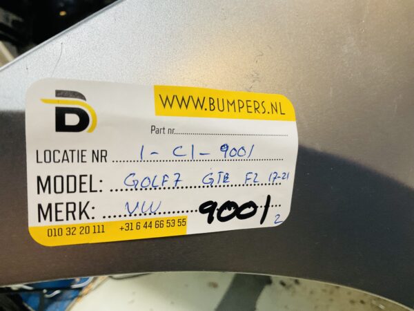 BUMPER Volkswagen Golf 7 GTE Facelift kls 4xpdc 2017-2021 VOORBUMPER 1-C1-9001z