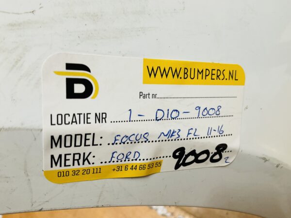 BUMPER Ford Focus MK3 Facelift 2011-2016 VOORBUMPER 1-D10-9008z
