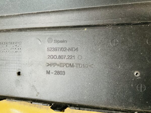 Bumper Volkswagen Polo 2G 2017-2021 2G0807221 4XPdc Voorbumper 1-G12-8472