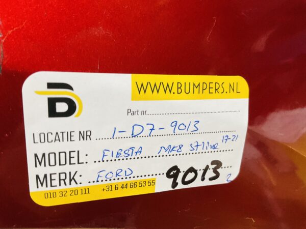 BUMPER Ford Fiesta MK8 St-Line Stline 2017-2021 VOORBUMPER 1-D7-9013z