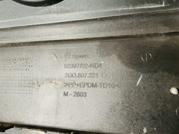Bumper Volkswagen Polo 2G 2017-2021 2G0807221 4XPdc Voorbumper 1-G11-8476