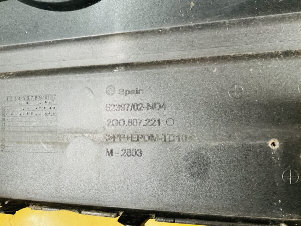 Bumper Volkswagen Polo 2G 2017-2021 2G0807221 4XPdc Voorbumper 1-G11-8477