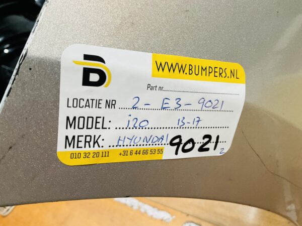 BUMPER Hyundai i20 2013-2016 VOORBUMPER 2-E3-9021z
