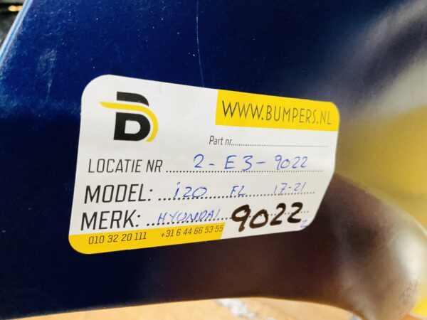 BUMPER Hyundai i20 Facelift 2017-2021 VOORBUMPER 2-E3-9022z