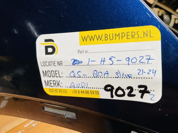 BUMPER Audi Q5 80A Sline S-Line kls 2021-2024 VOORBUMPER 1-H5-9027z