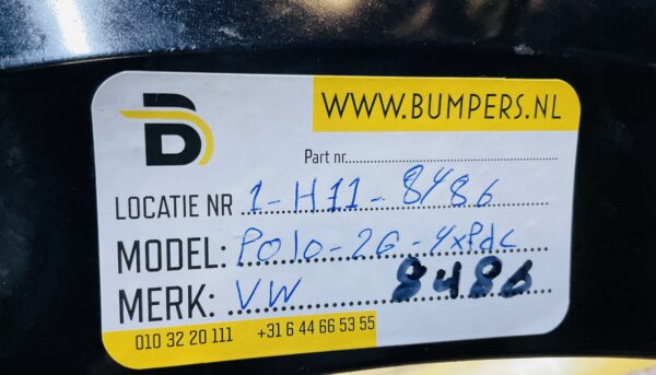 Bumper Volkswagen Polo 2G 2017-2021 2G0807221 4XPdc Voorbumper 1-G11-8486