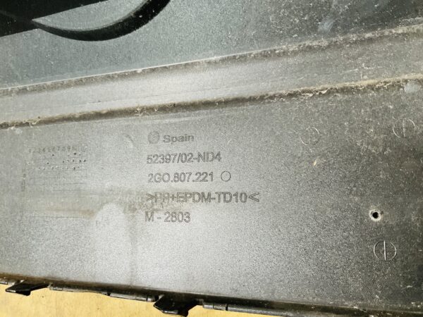 Bumper Volkswagen Polo 2G 2017-2021 2G0807221 4XPdc Voorbumper 1-H11-8491