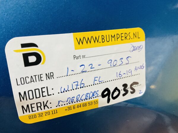BUMPER Mercedes A Klasse W176 AMG Facelift 2016-2019 6xpdc  VOORBUMPER 1-Z2-9035z