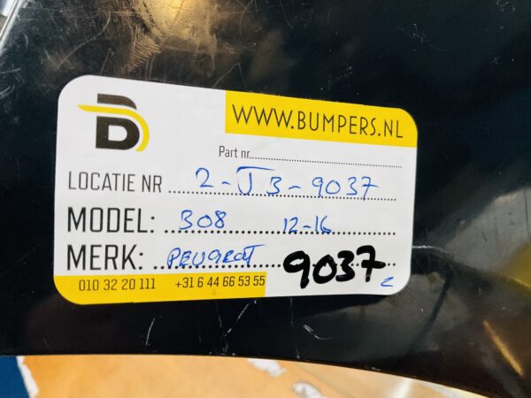 BUMPER Peugeot 308 2012-2016 VOORBUMPER 2-J3-9037z