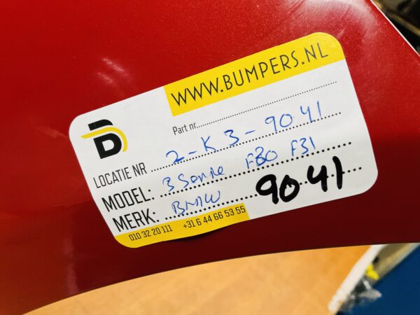 BUMPER BMW 3 Serie F30 F31 kls 4xpdc  VOORBUMPER 2-K3-9041z