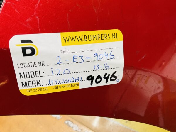 BUMPER Hyundai i20 2013-2016 VOORBUMPER 2-E3-9046z
