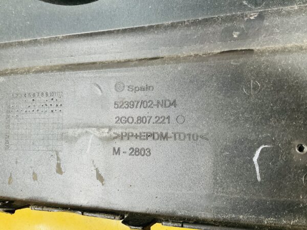 Bumper Volkswagen Polo 2G 2017-2021 2G0807221 4XPdc Voorbumper 1-H12-8502