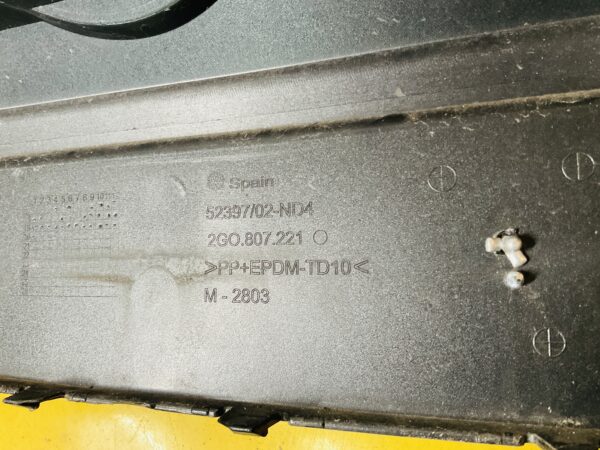 Bumper Volkswagen Polo 2G 2017-2021 2G0807221 4XPdc Voorbumper 1-H12-8503