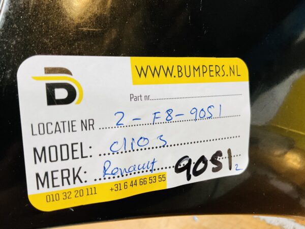 BUMPER Renault Clio 3 2004-2008 VOORBUMPER 2-F8-9051z