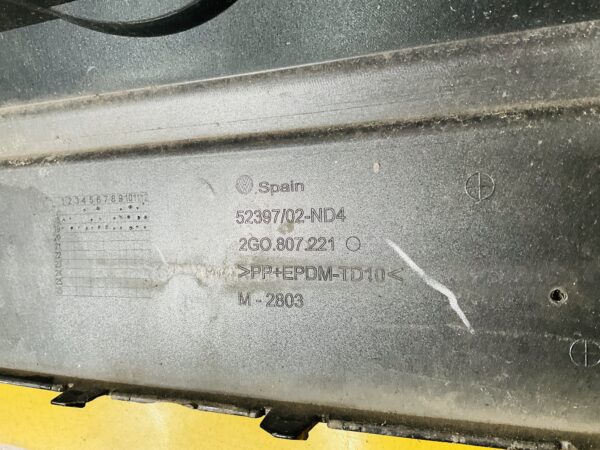 Bumper Volkswagen Polo 2G 2017-2021 2G0807221 4XPdc Voorbumper 1-H12-8508