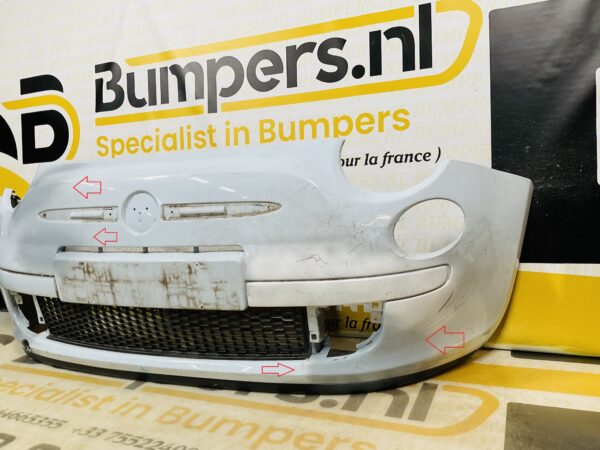 BUMPER Fiat 500 2007-2015 VOORBUMPER 2-B3-9061z