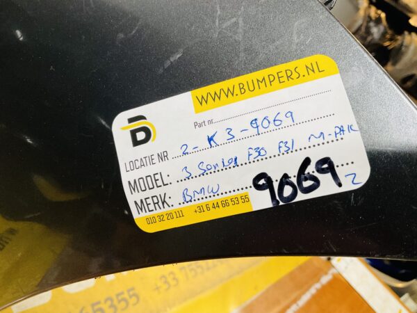 BUMPER BMW 3 Serie F30 F31 MPakket M-Pakket 4xpdc VOORBUMPER 2-K3-9069z