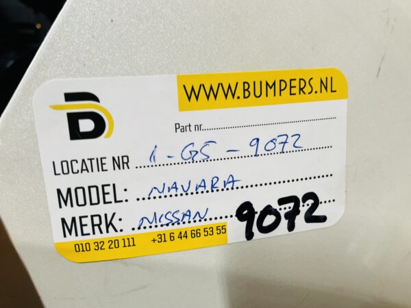 BUMPER Nissan Navara VOORBUMPER 1-G5-9072z
