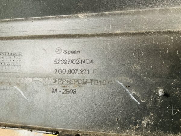 Bumper Volkswagen Polo 2G 2017-2021 2G0807221 4XPdc Voorbumper 1-H12-8523