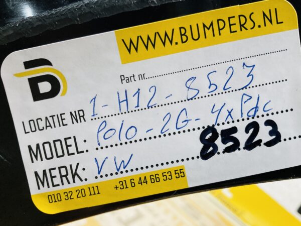 Bumper Volkswagen Polo 2G 2017-2021 2G0807221 4XPdc Voorbumper 1-H12-8523