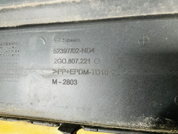Bumper Volkswagen Polo 2G 2017-2021 2G0807221 4XPdc Voorbumper 1-H12-8524
