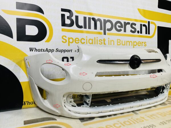 BUMPER Fiat 500 Sport Facelift 2016-2022 VOORBUMPER 2-B8-9105z