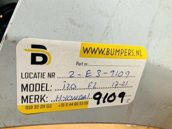 BUMPER Hyundai i20 Facelift 2017-2021 VOORBUMPER 2-E3-9109z