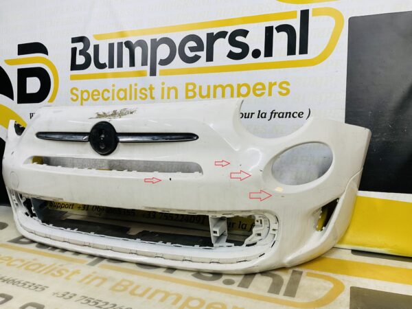 BUMPER Fiat 500 Sport Facelift 2016-2021 VOORBUMPER 2-B8-9112z
