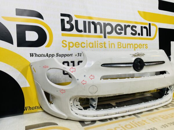 BUMPER Fiat 500 Sport Facelift 2016-2021 VOORBUMPER 2-B8-9112z