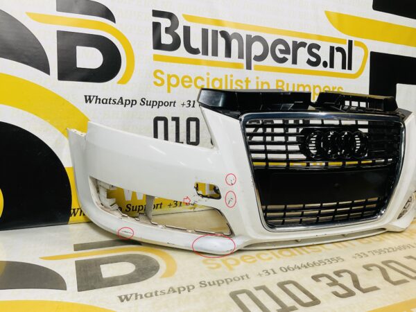 BUMPER Audi A3 8P Facelift 2007-2012 VOORBUMPER 1-H4-8558z