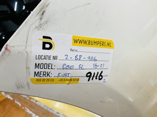 BUMPER Fiat 500 Facelift 2016-2021 VOORBUMPER 2-B8-9116z