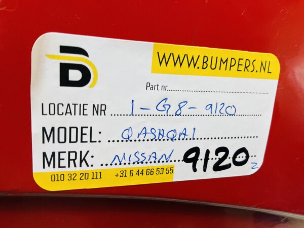 BUMPER Nissan Qashqai VOORBUMPER 1-G8-9120z