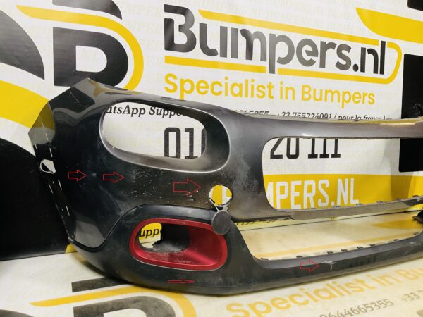 BUMPER Citroen C3 2016-2019 VOORBUMPER 1-F3-9126z