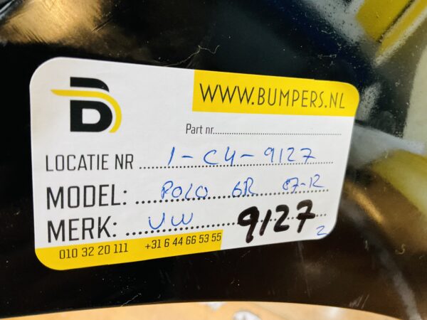 BUMPER Volkswagen Polo 6R  2007-2012 VOORBUMPER 1-C4-9127z