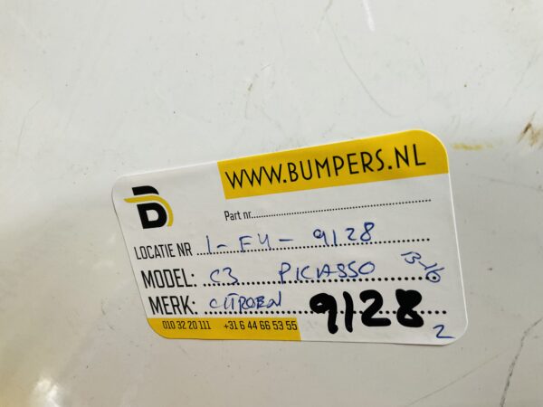 BUMPER Citroen C3 Picasso 2013-2016 VOORBUMPER 1-F4-9128z