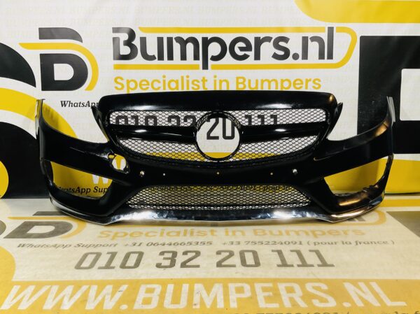 BUMPER Mercedes C W205 AMG C43 6xpdc 2014-2017 VOORBUMPER 1-A4-8571z