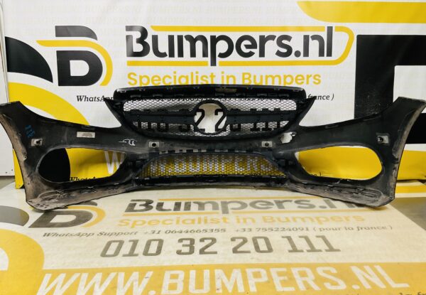 BUMPER Mercedes C W205 AMG C43 6xpdc 2014-2017 VOORBUMPER 1-A4-8571z