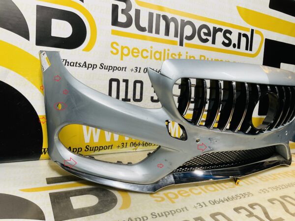BUMPER Mercedes C Klasse W205 AMG GT Grill 6xpdc 2014-2017 VOORBUMPER 1-A4-8572z