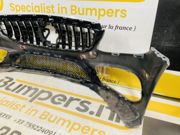 BUMPER Mercedes C Klasse W205 AMG GT Grill 6xpdc 2014-2017 VOORBUMPER 1-A4-8572z