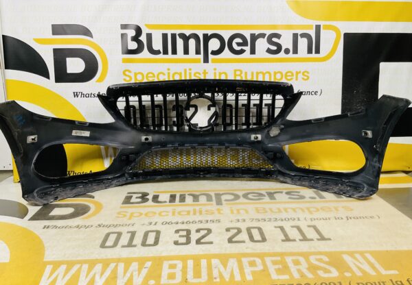 BUMPER Mercedes C Klasse W205 AMG GT Grill 6xpdc 2014-2017 VOORBUMPER 1-A4-8573z