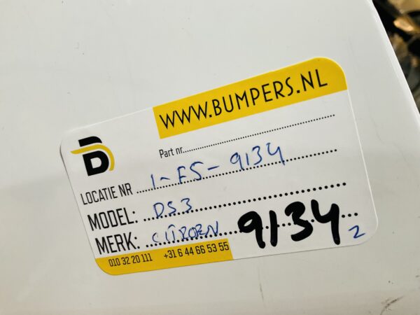 BUMPER Citroen DS3 2013-2016 VOORBUMPER 1-F5-9134z