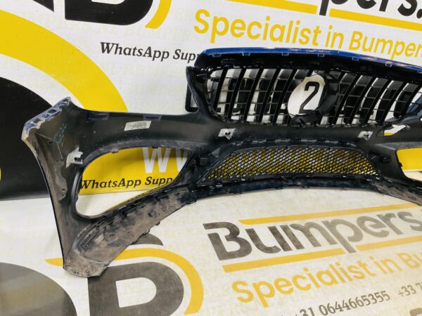 BUMPER Mercedes C Klasse W205 AMG +GT Grill  4xpdc 2014-2017 VOORBUMPER 1-A4-8574z