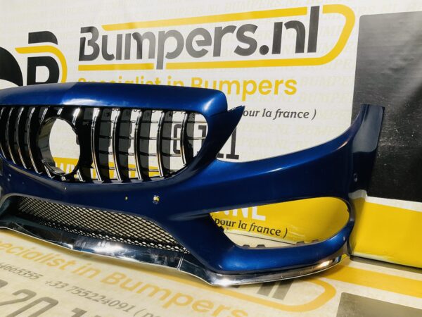 BUMPER Mercedes C Klasse W205 AMG GT Grill 6xpdc 2014-2017 VOORBUMPER 1-A4-8575z