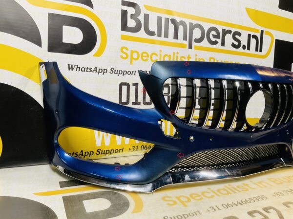 BUMPER Mercedes C Klasse W205 AMG GT Grill 6xpdc 2014-2017 VOORBUMPER 1-A4-8575z
