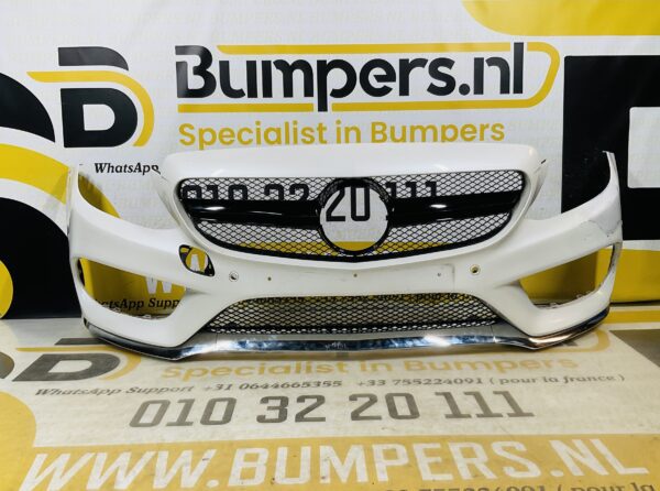 BUMPER Mercedes C Klasse W205 AMG C43 6xpdc 2014-2017 VOORBUMPER 1-A4-8576z