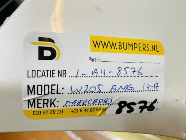 BUMPER Mercedes C Klasse W205 AMG C43 6xpdc 2014-2017 VOORBUMPER 1-A4-8576z